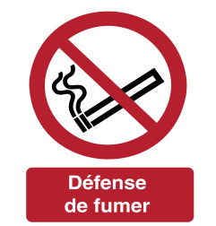 Signalisation Interdit de Fumer