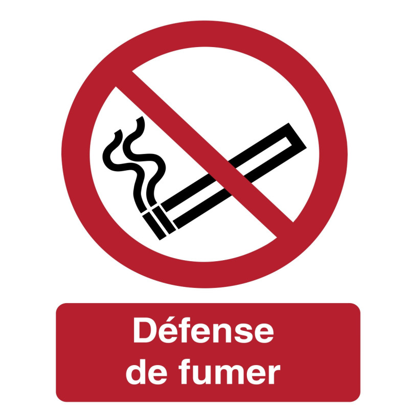 Signalisation Interdit de Fumer
