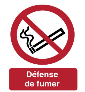 Signalisation Interdit de Fumer