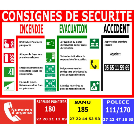 Consigne De Sécurité