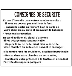 Consigne Chambre