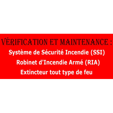 Vérification et Maintenance
